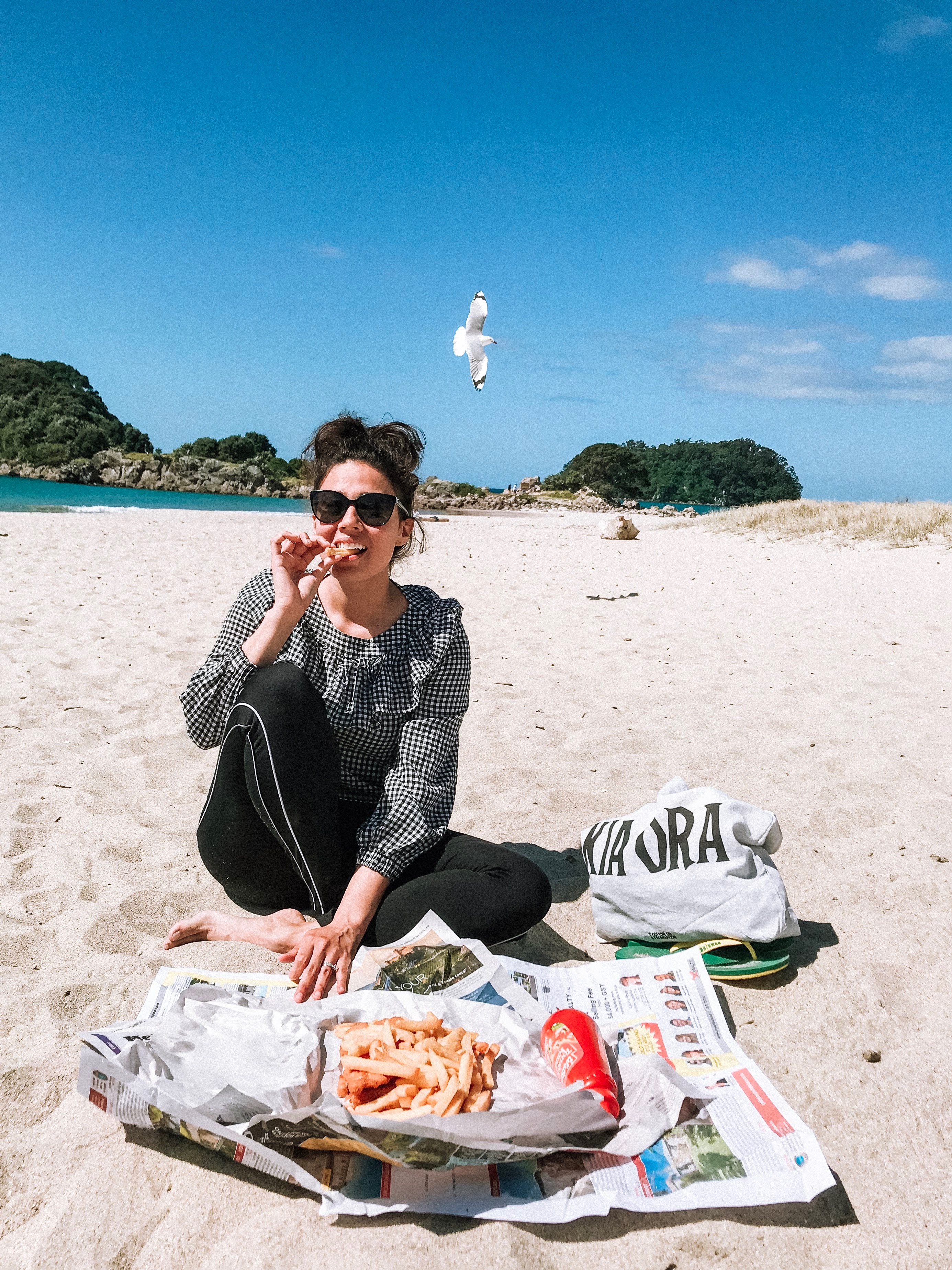 fishnchips, nature, beach, kiaora