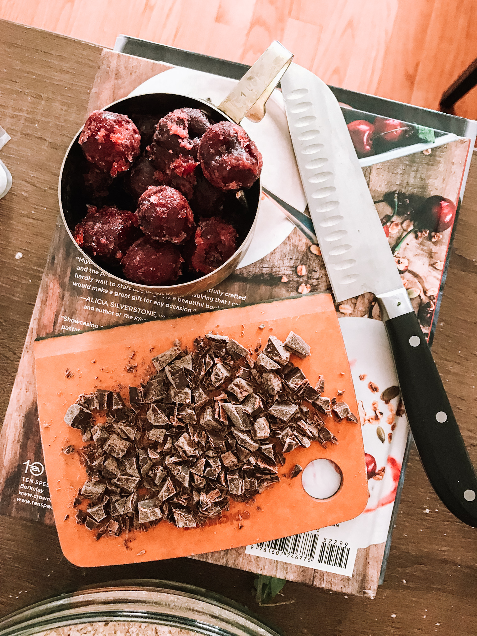 whole foods plant based dark chocolate cherry muffin