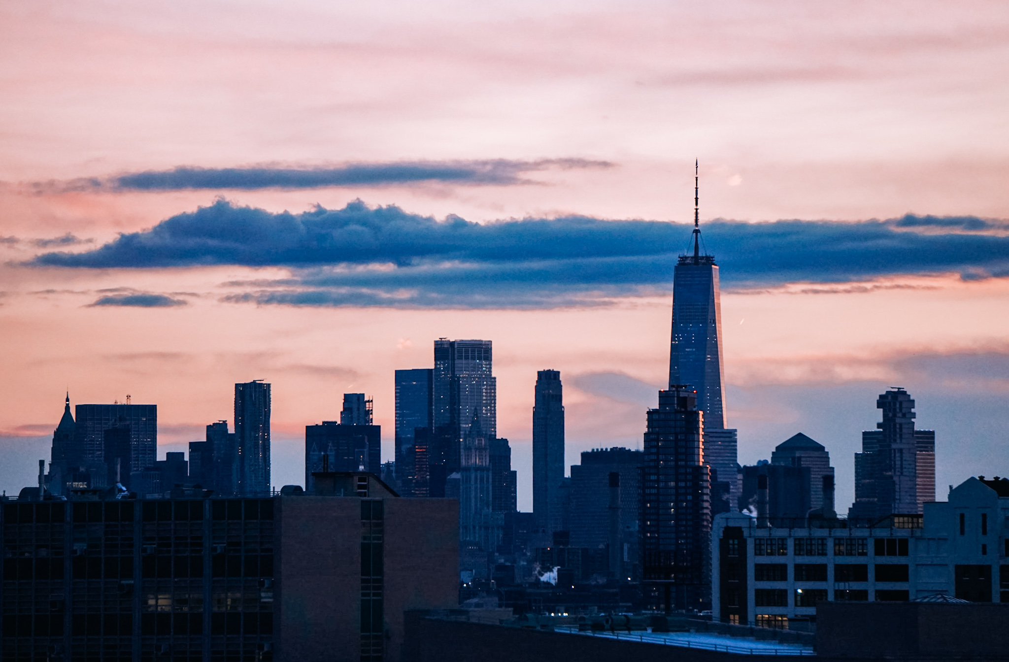 freedom tower, nyc, beautiful skyline